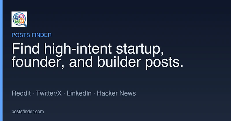 Posts Finder screenshot 1