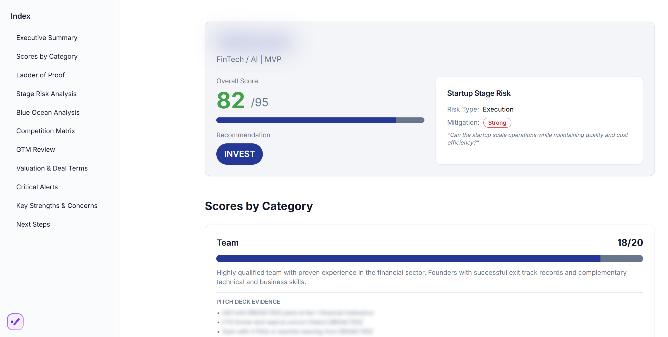 PITCHCASCK - Screenshot 3 showing product features and functionality