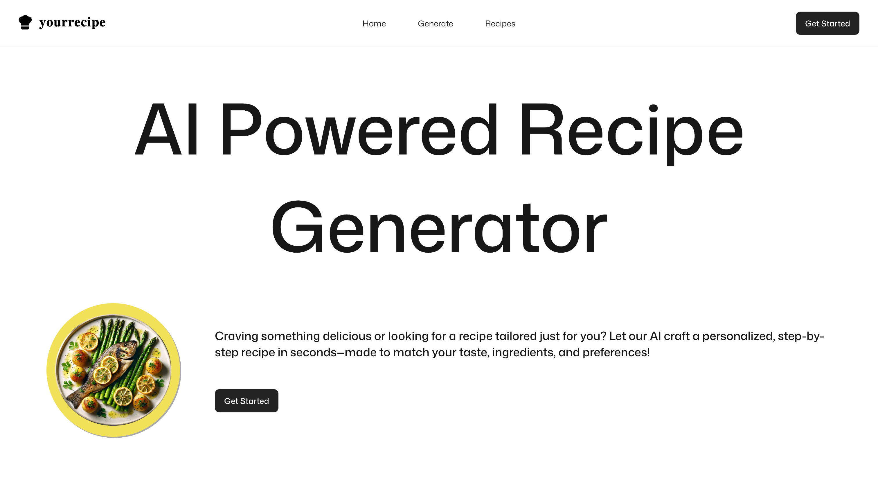 YourRecipe.io - Ваш компаньон по приготовлению AI для бесконечного рецепта вдохновения медиа 1