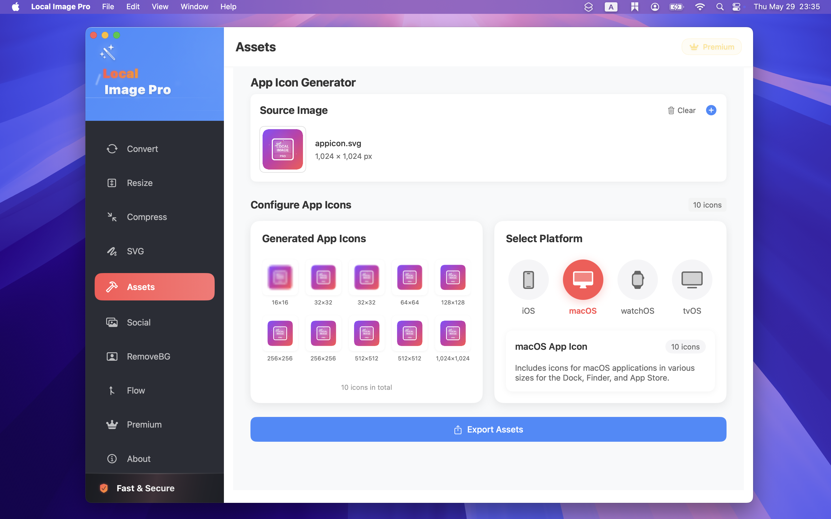 Pro Image Local - แปลง, บีบอัด, ปรับขนาดภาพใน Mac media 8