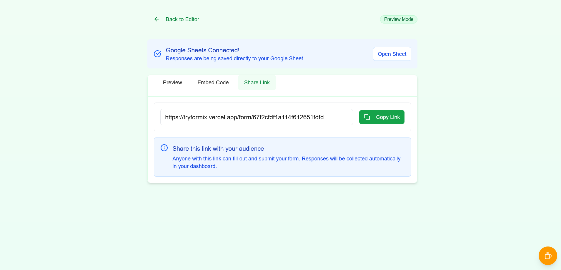 Formix - Conecte formularios a las hojas de Google media 8