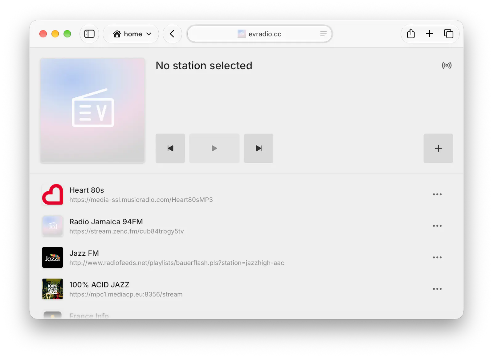 EV Radio screenshot 3