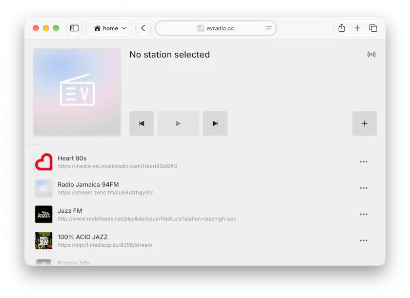 EV Radio screenshot 3