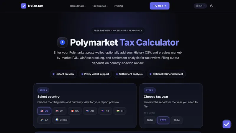 DYOR.tax screenshot 3