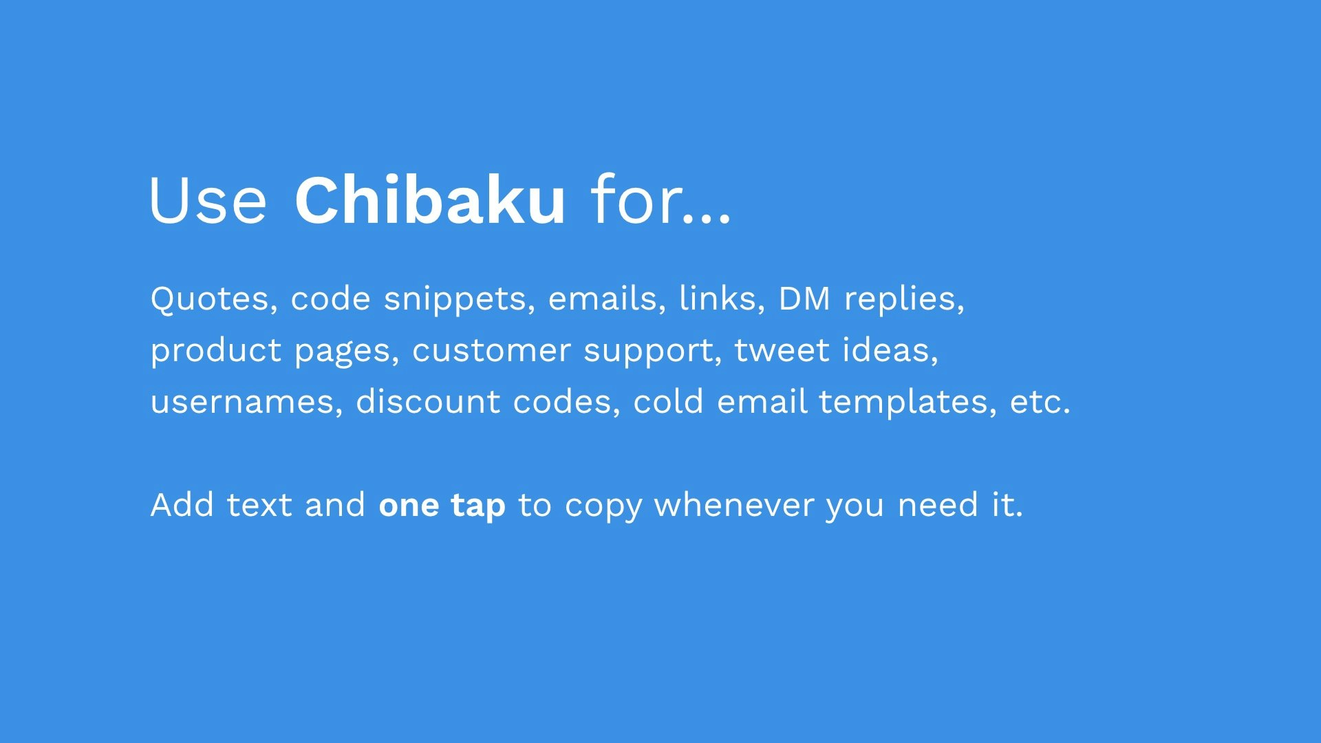 Chibaku gallery image