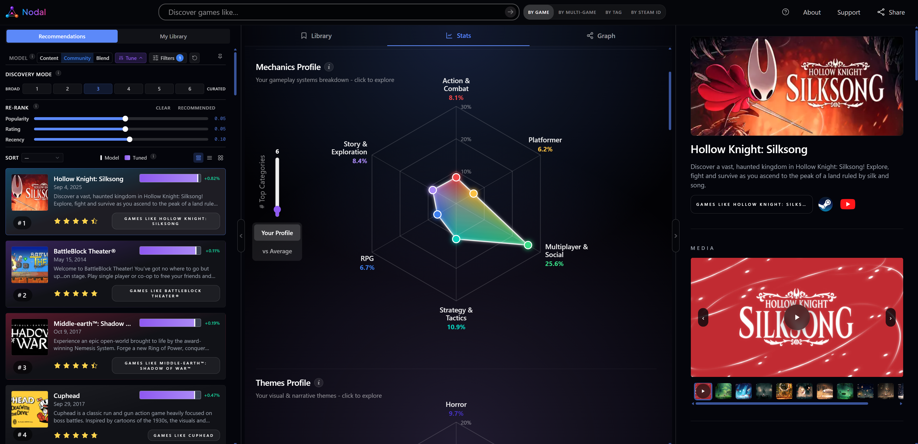 Nodal.gg - Screenshot 2 showing product features and functionality