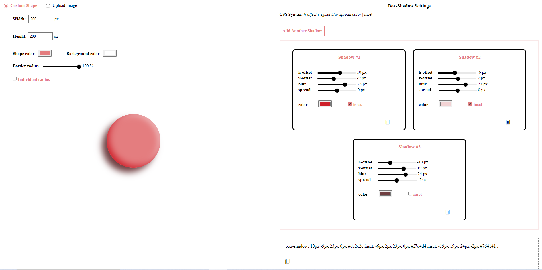 Advanced Box Shadow CSS Generator gallery image