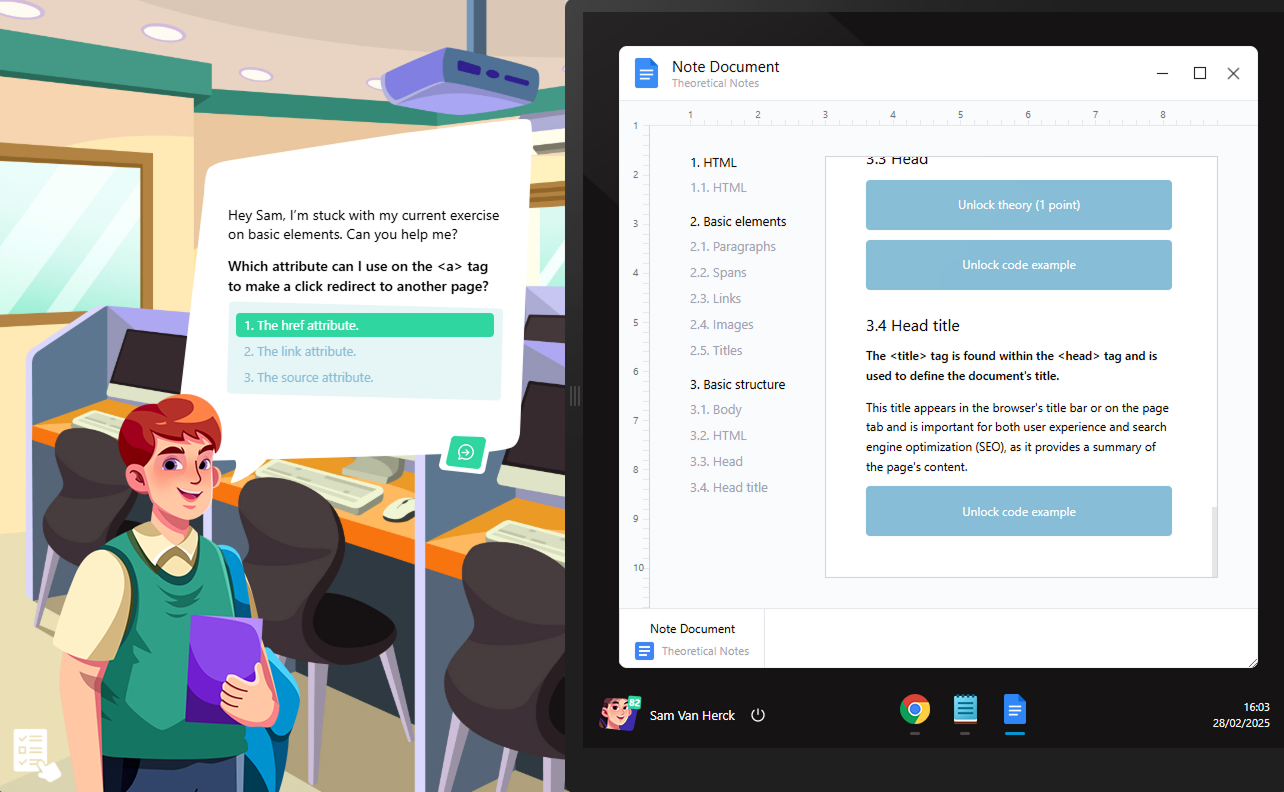 Média Rockit - Plateforme d'apprentissage en ligne pour le développement Web amusant et gamifié 8