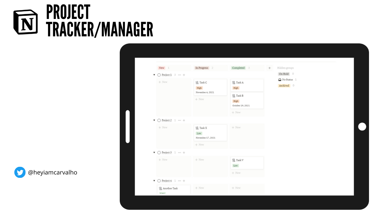 Notion Project Tracker gallery image