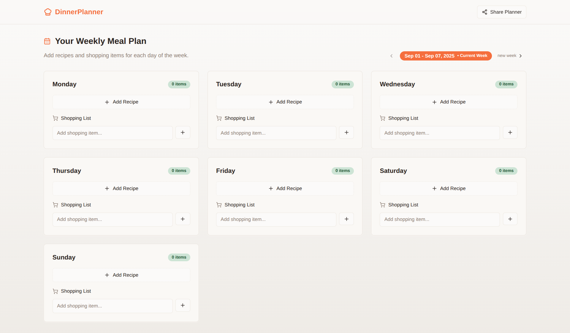 Planner - Niente più confusione su cosa cucinare e acquistare media 2