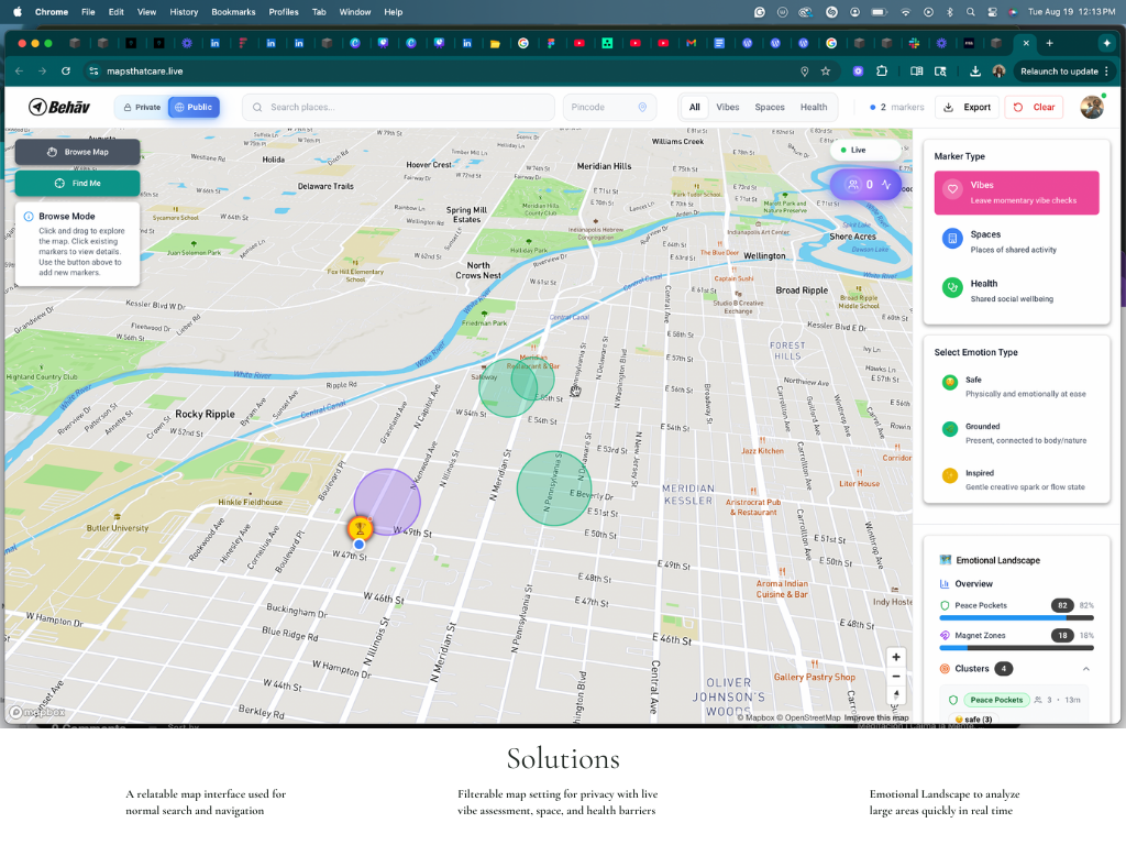 Média Map d'ambiance du monde - Une carte pour les vibrations, les espaces et les barrières de santé en temps réel 3