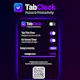 Tab Clock