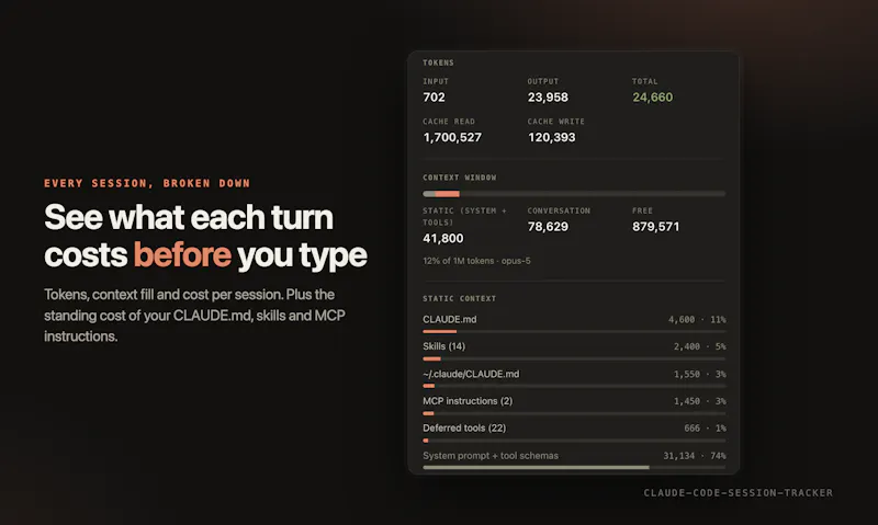 Claude Code Session Tracker screenshot 4