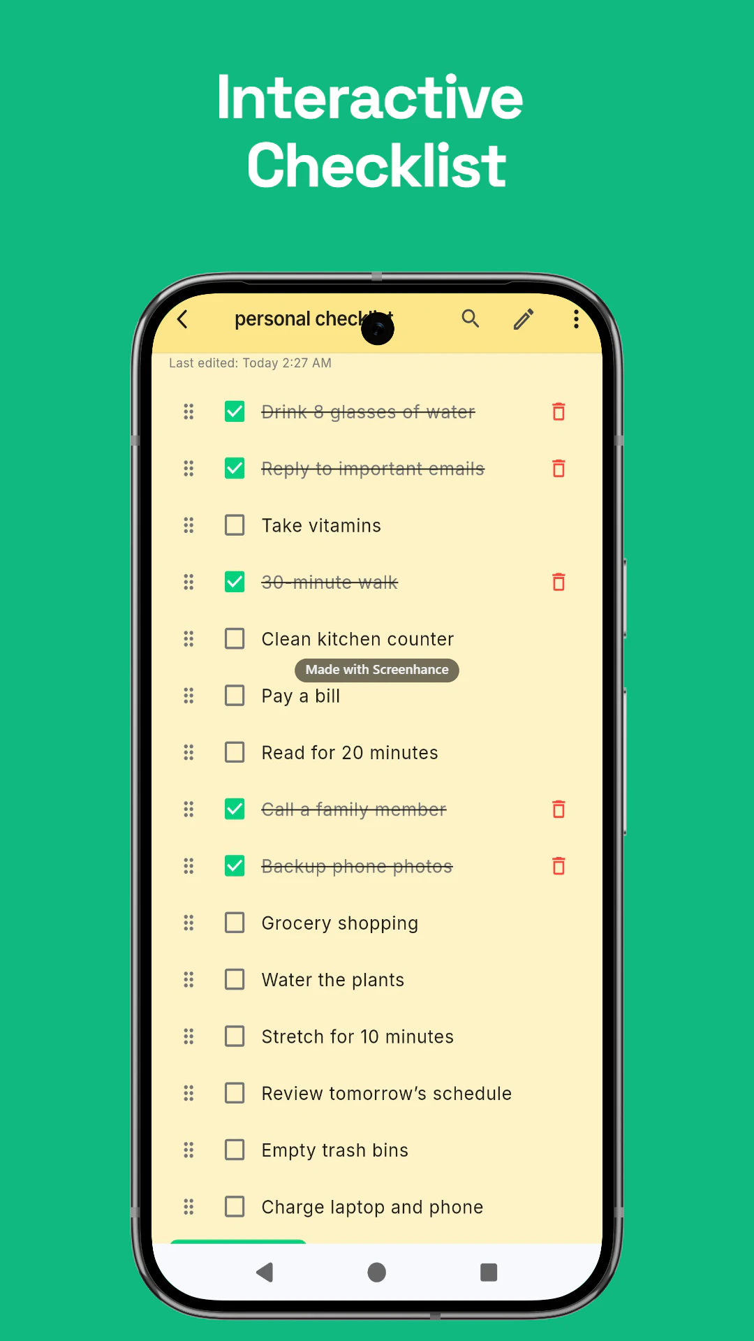Ink Sync Notes & Checklist 截图 3