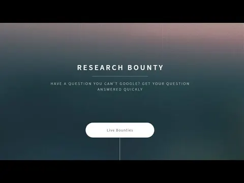 Research Bounty gallery image