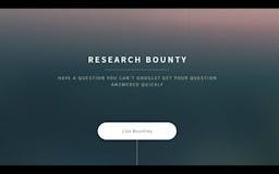 Research Bounty media 1