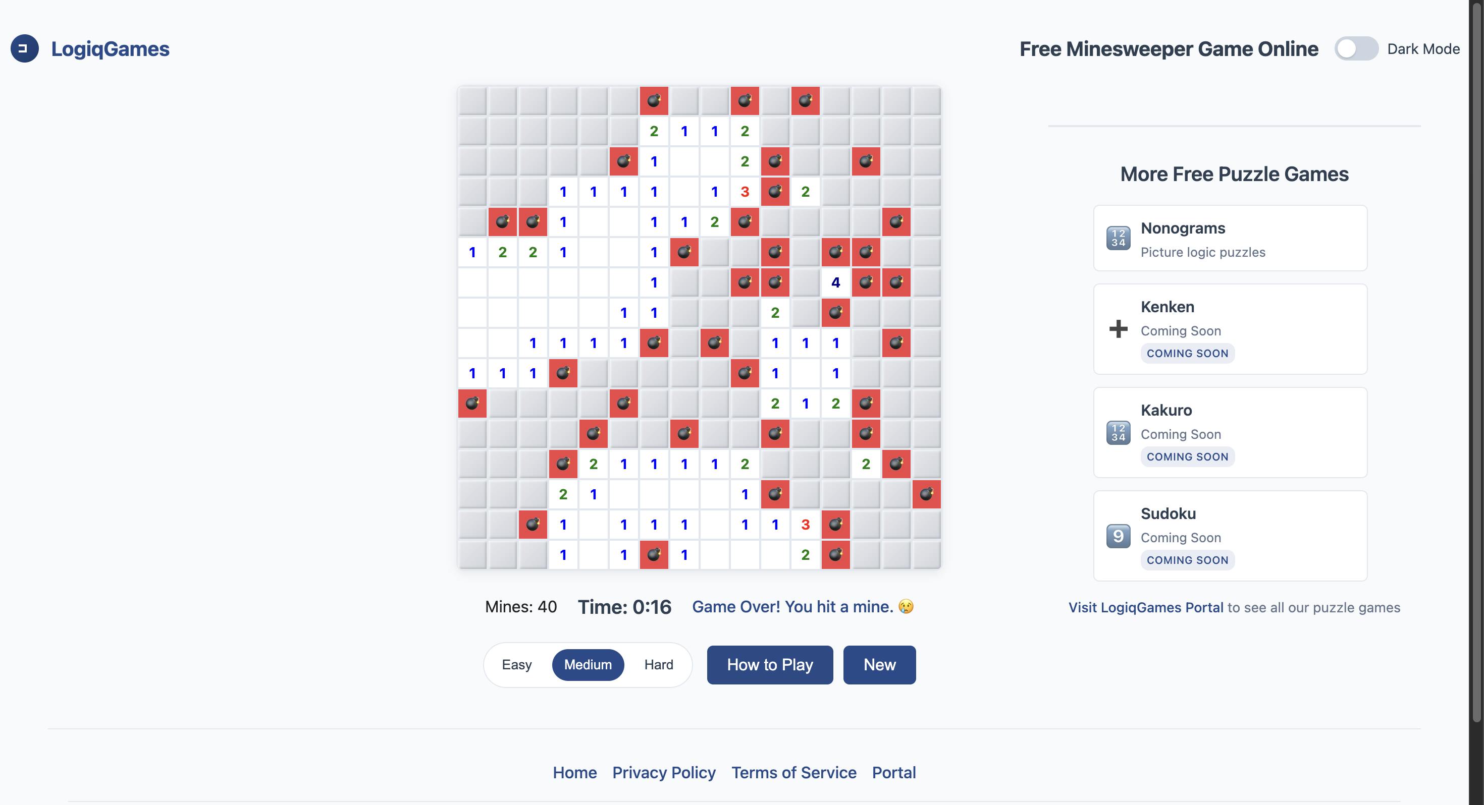 Minesweeper - LogiqGames gallery image