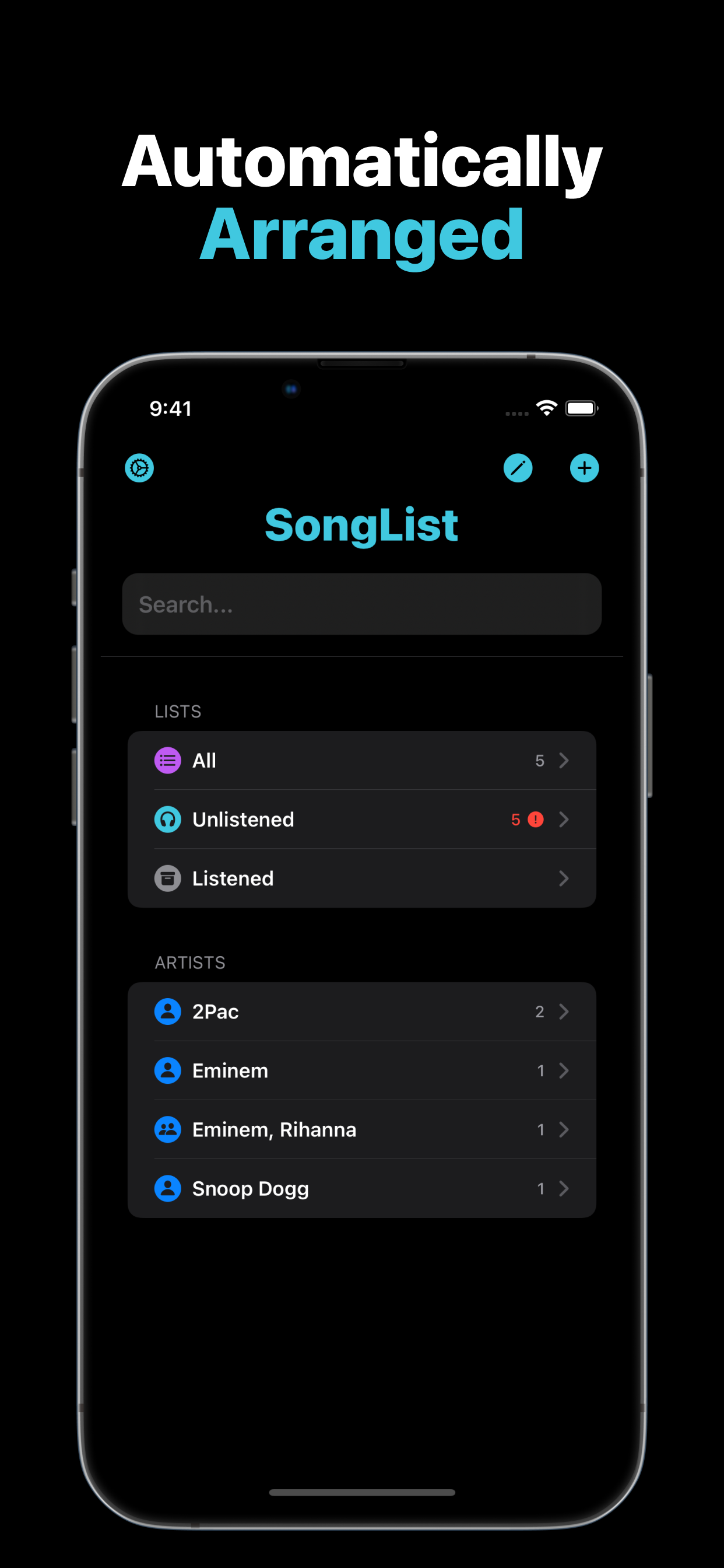 SongList: Save Music for Later gallery image