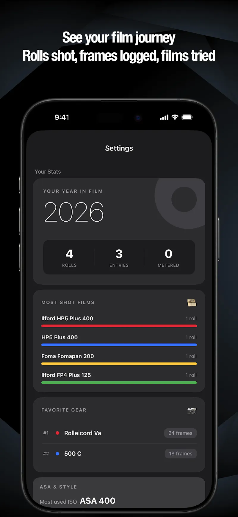 FilmLog screenshot 2