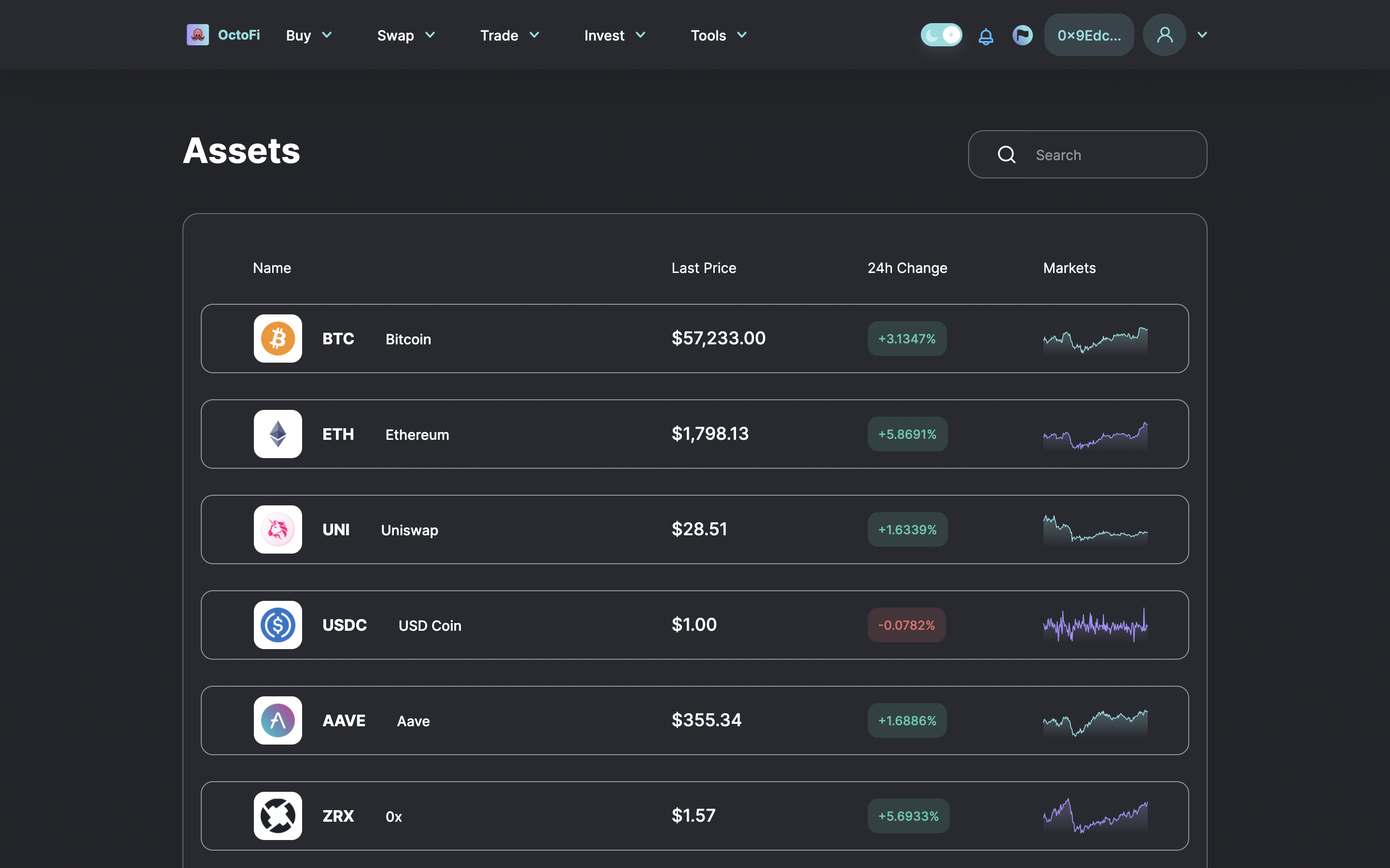 OctoFi gallery image