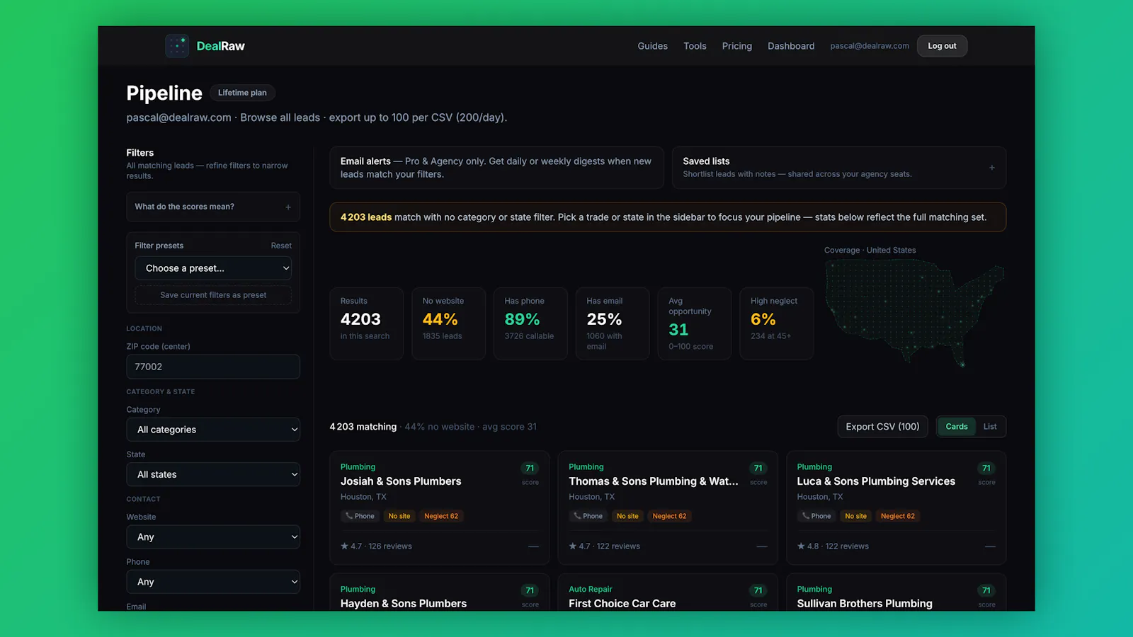 DealRaw screenshot 2