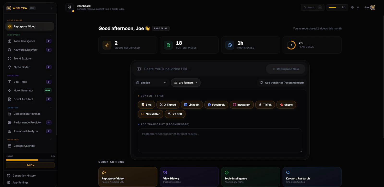Weblyra screenshot 3