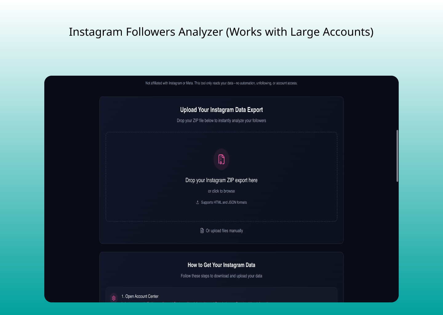 Instagram Followers Analyzer  gallery image