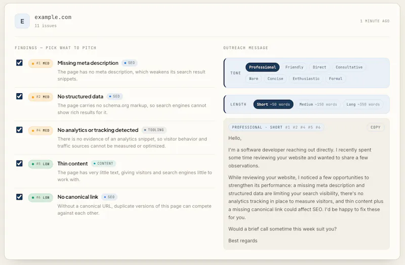 Scrutify screenshot 2