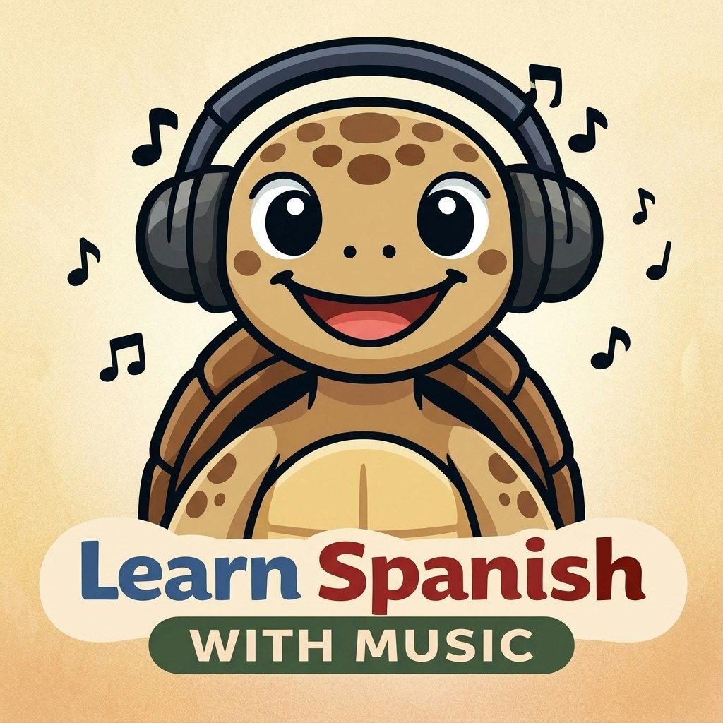 Learn Spanish with Music - Main product screenshot demonstrating key features and user interface