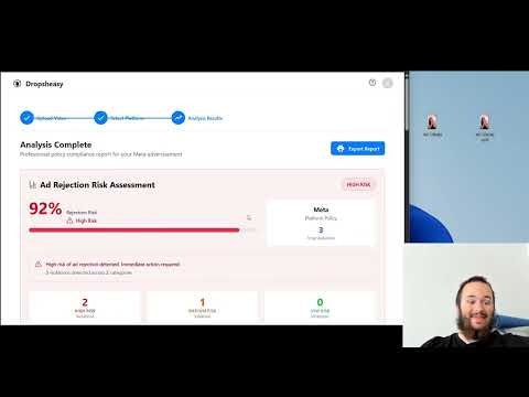 Dropsheasy · Video Ad Analyser gallery image