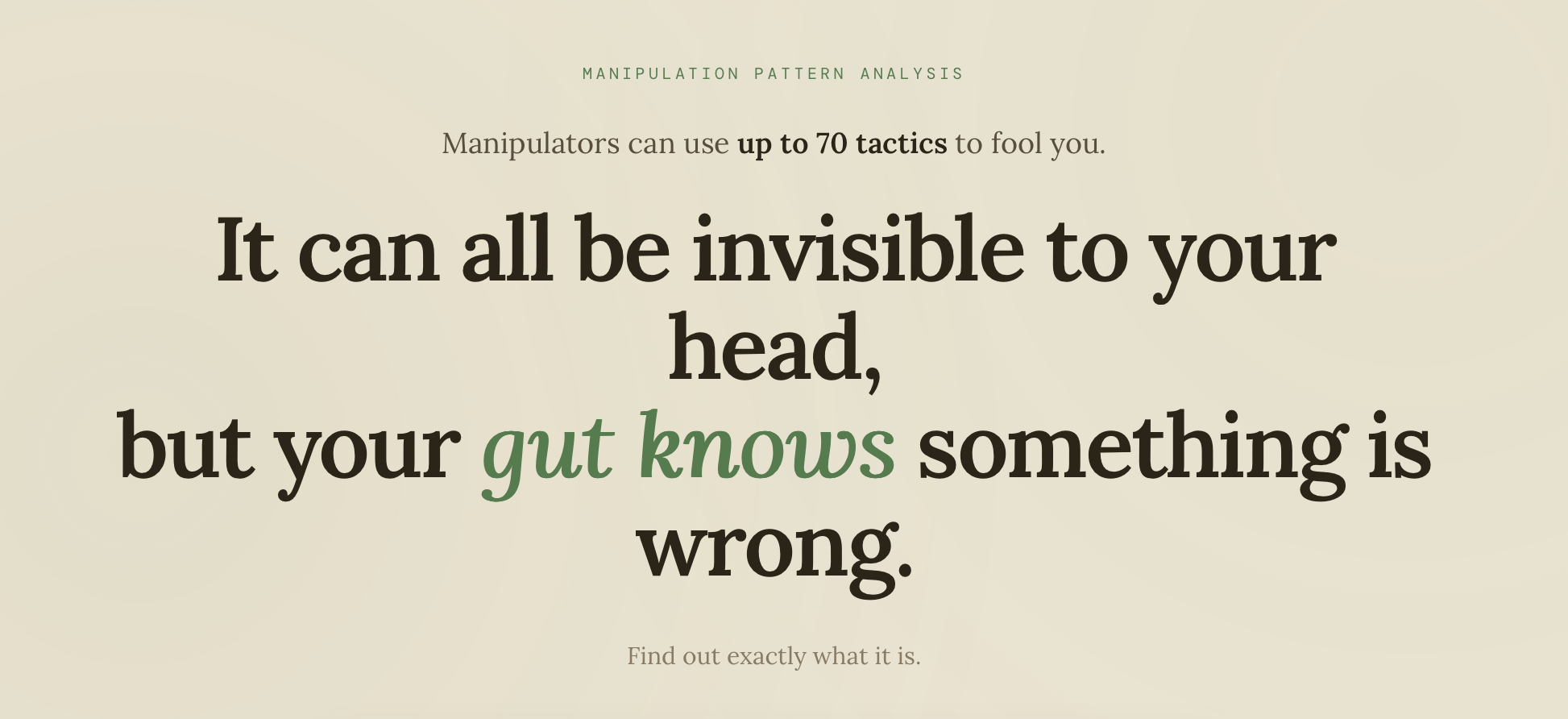 Invisible Arc — Manipulation Analysis gallery image