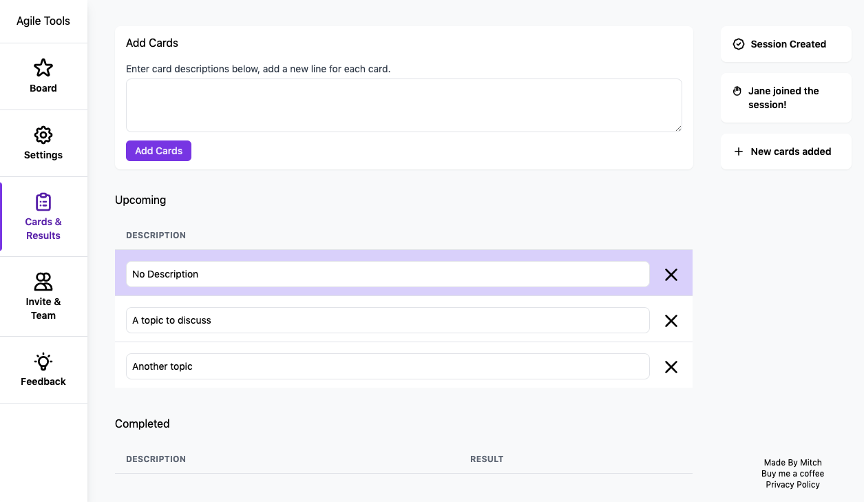 Agile Tools - Planning Poker Online gallery image