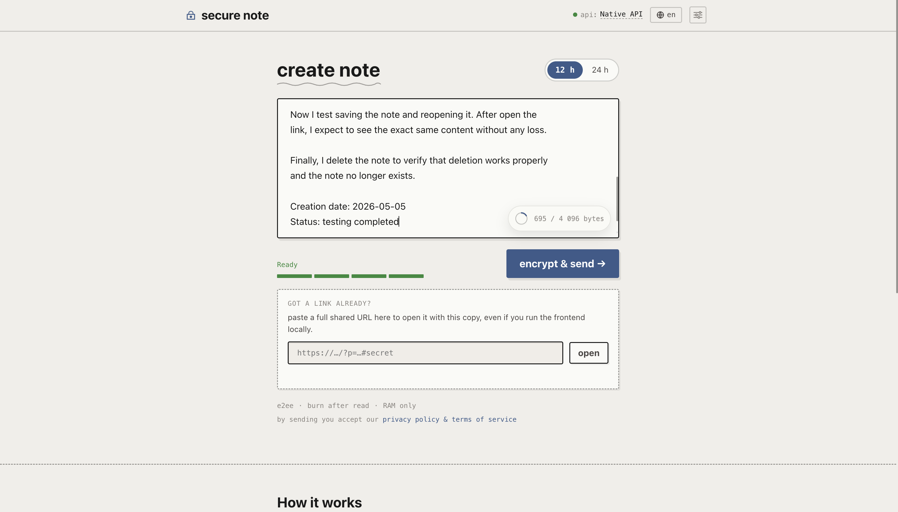 SecNote gallery image