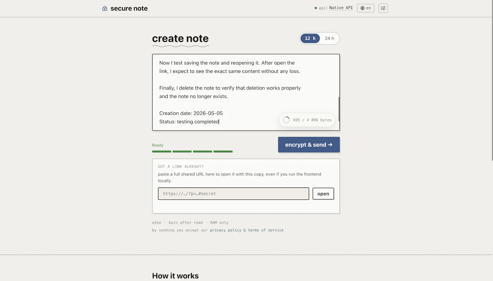 SecNote screenshot 5