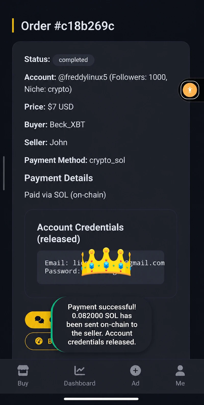Twitmarket screenshot 4