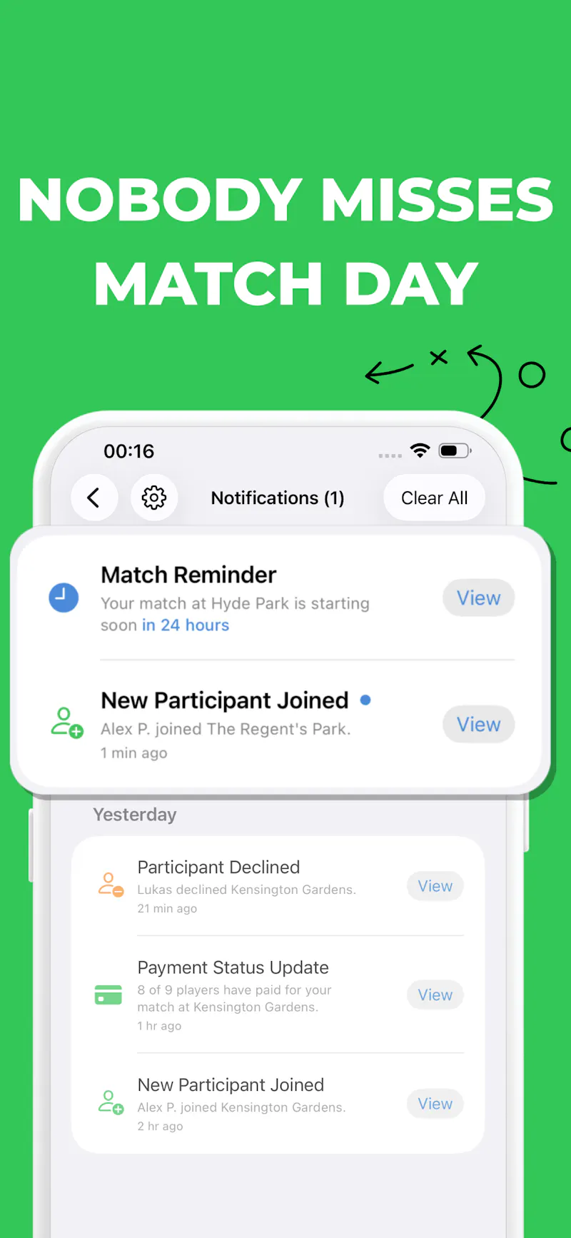 KickArrange screenshot 7