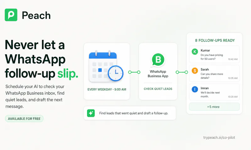Peach Co-Pilot screenshot 5
