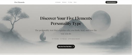 Five Elements Personality Test gallery image