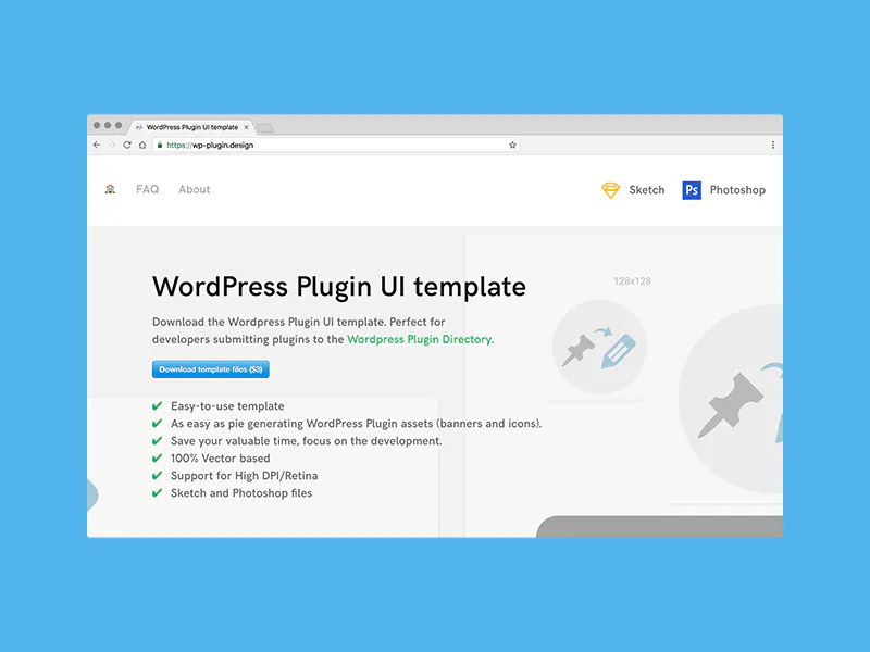 WordPress Plugin UI template