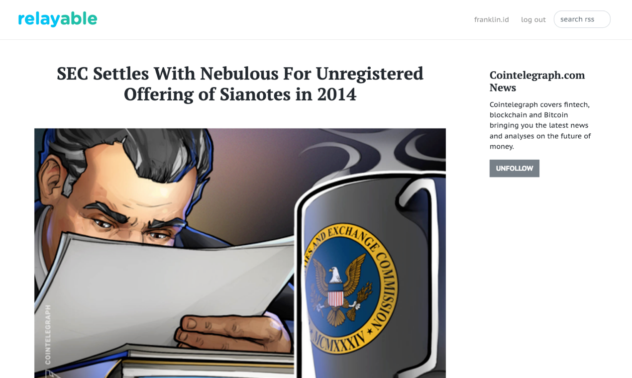 Relayable gallery image