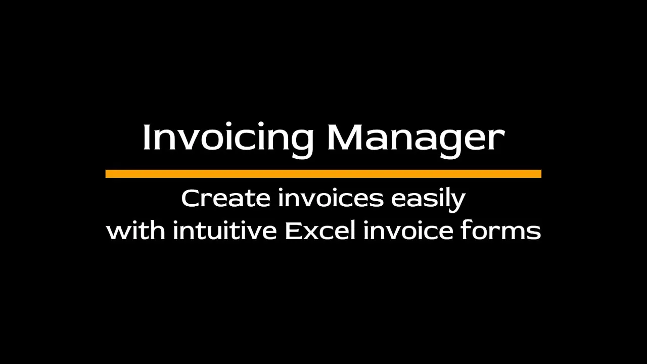 Invoice Manager for Excel gallery image