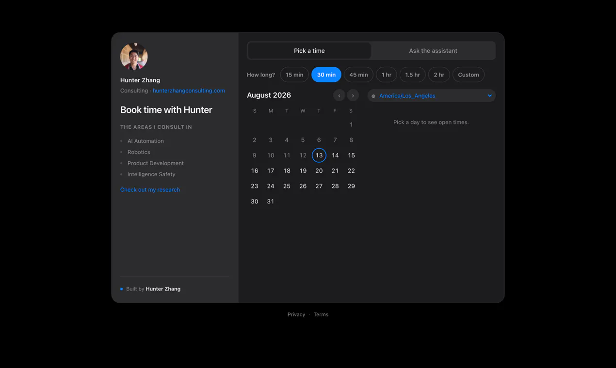 Agentic Scheduling gallery image