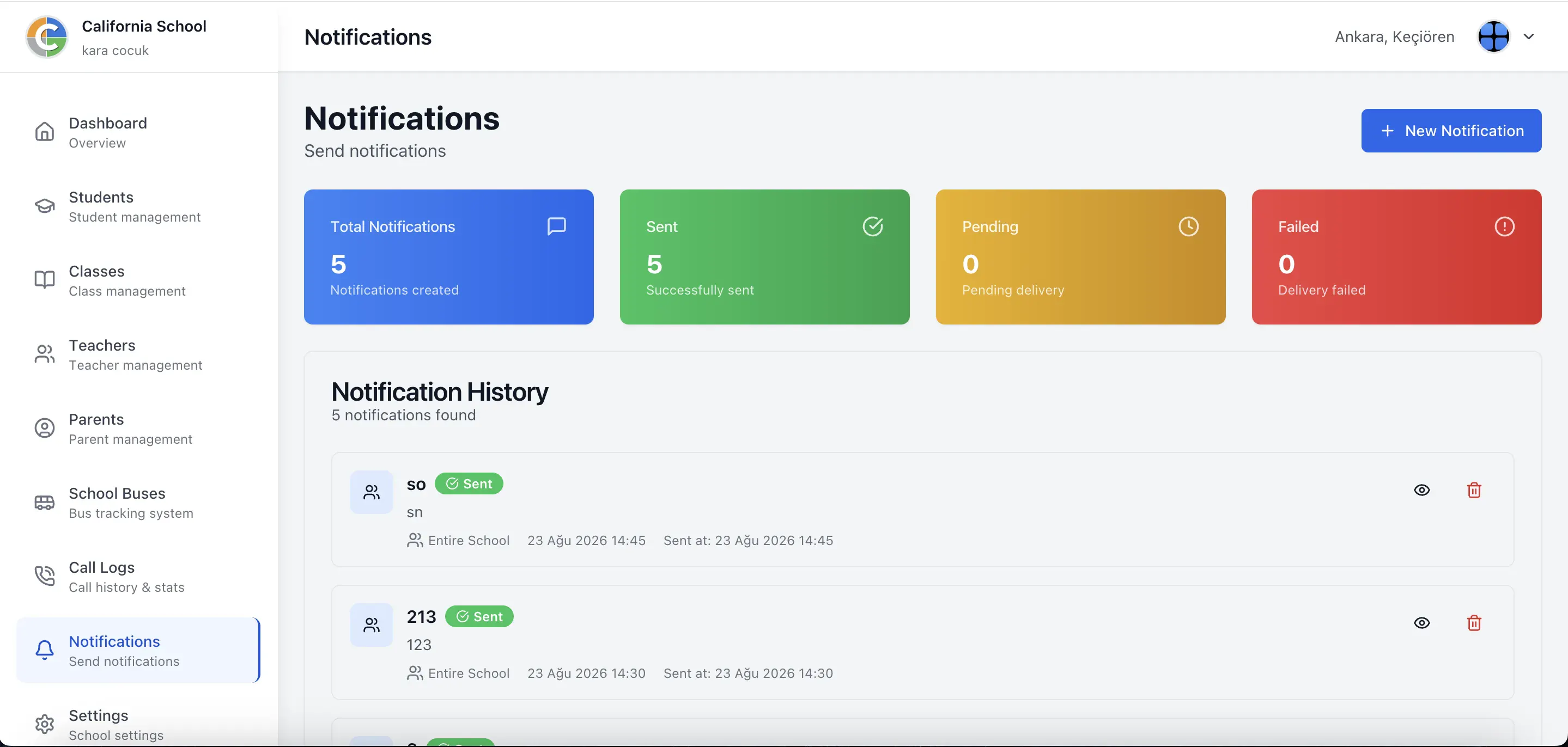School Assistant screenshot