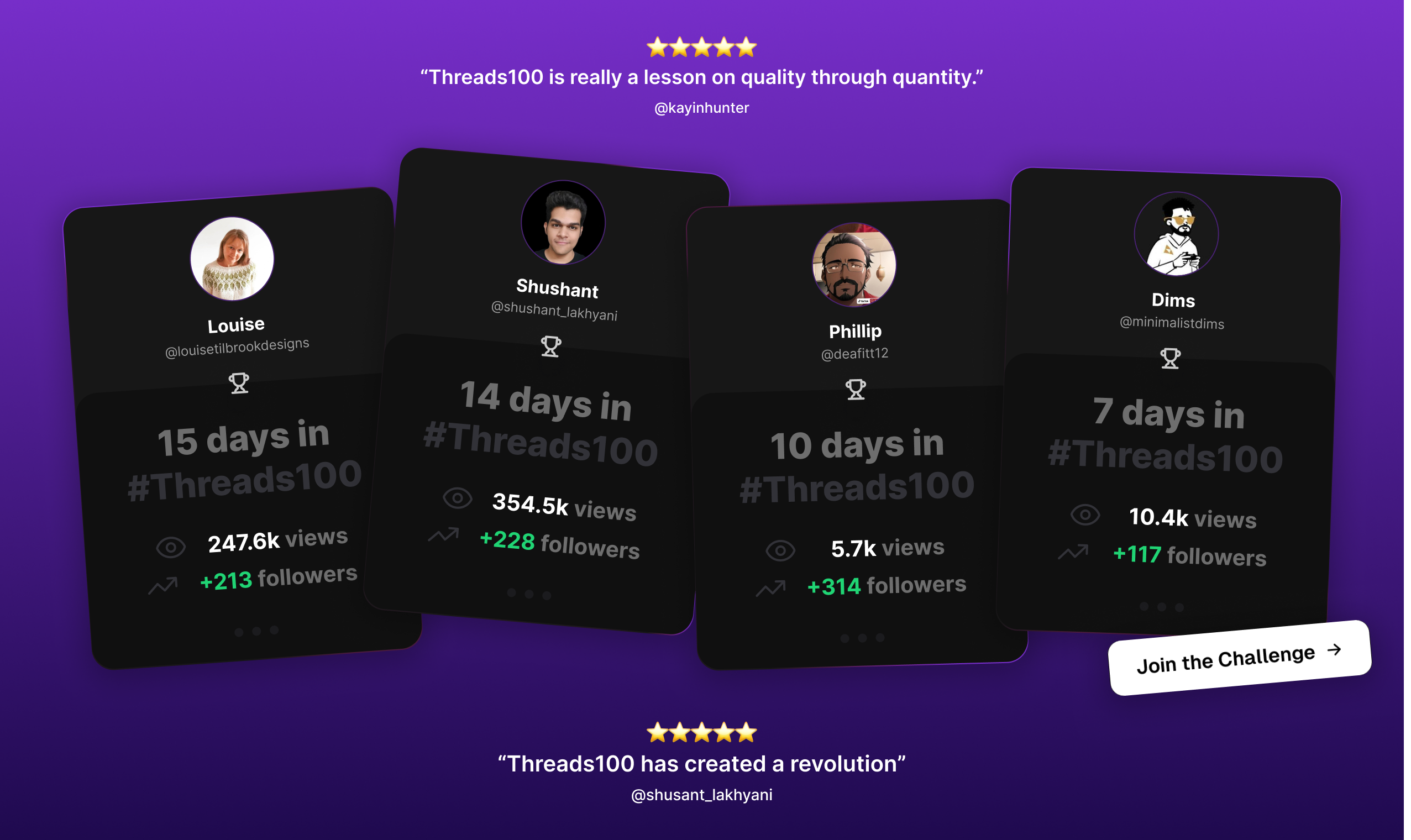 Threads100 - Free 100-day challenge to help you grow on Threads media 5