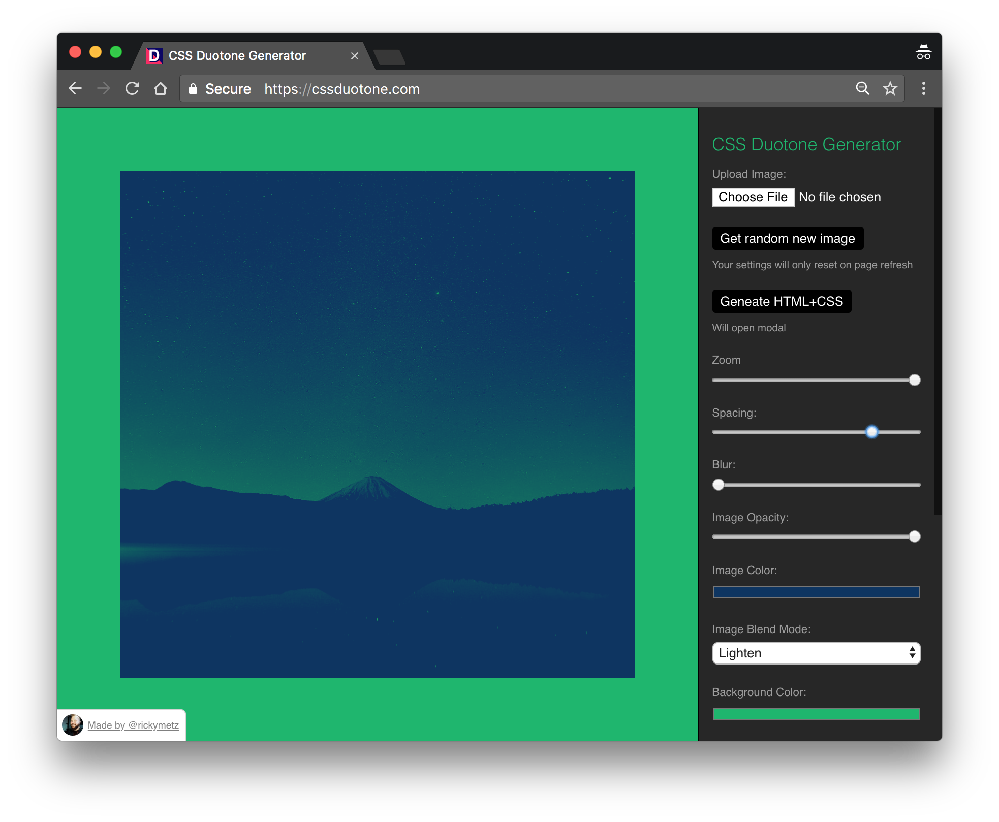 CSS Duotone Generator gallery image