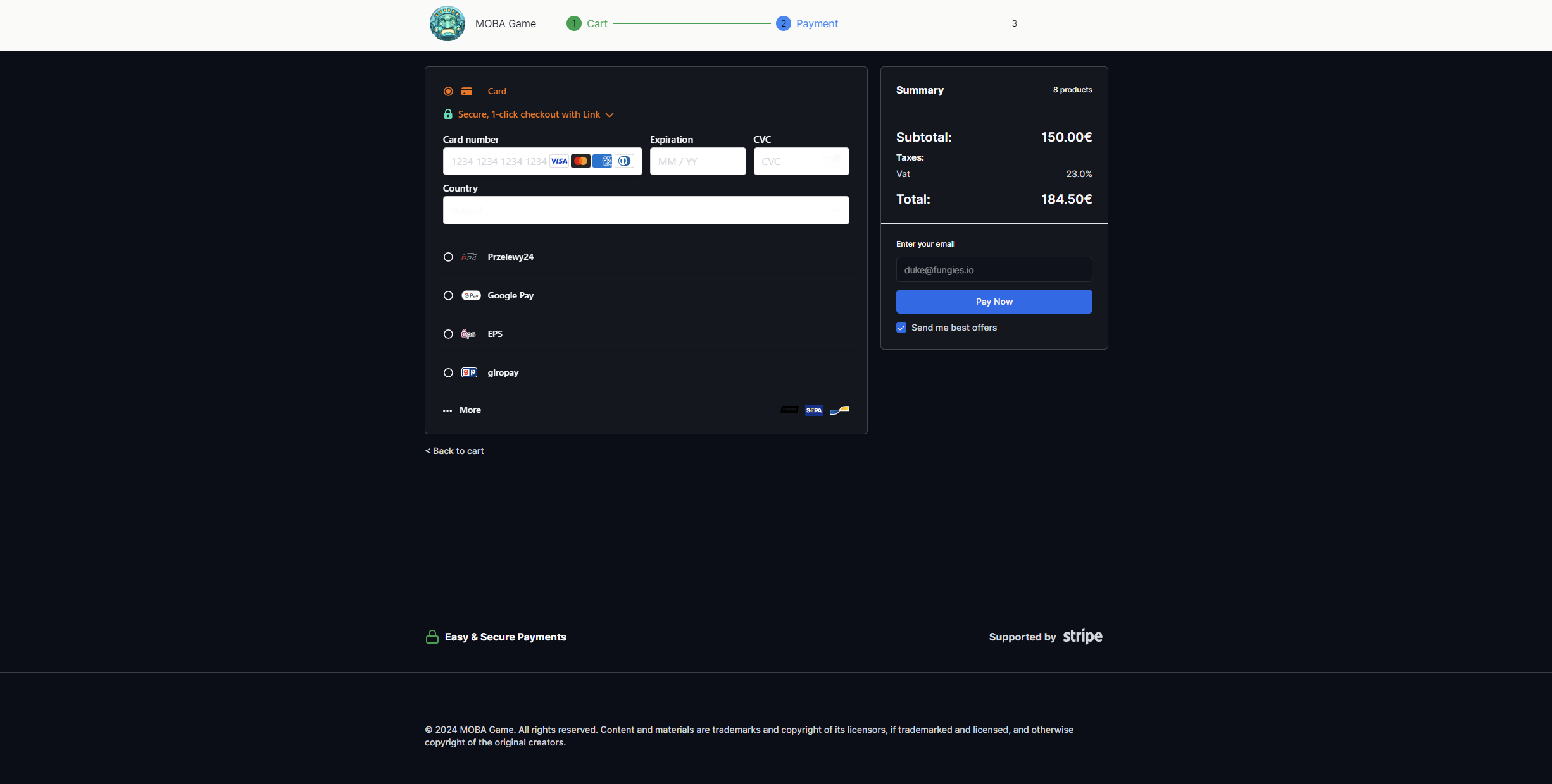 Fungies.io - सभी-एक डिजिटल भुगतान और भंडार मीडिया 7