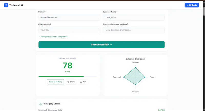 Free Local SEO Checker screenshot 3