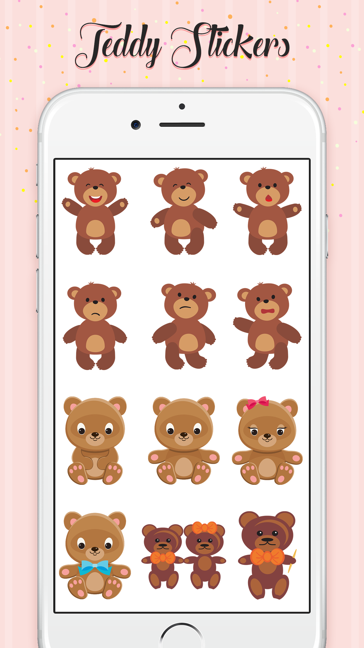 Teddy Love Stickers gallery image