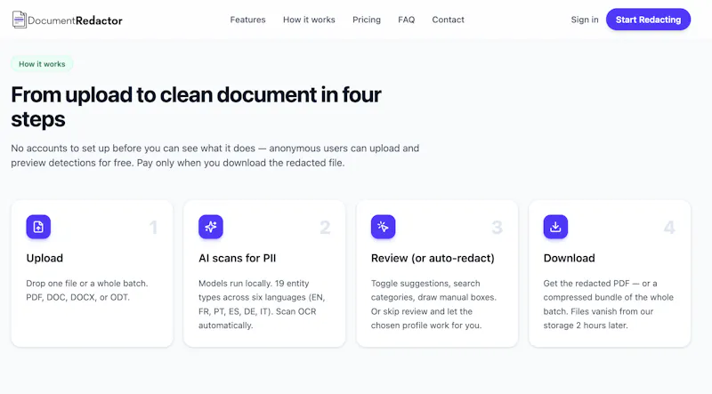 Document Redactor screenshot 5