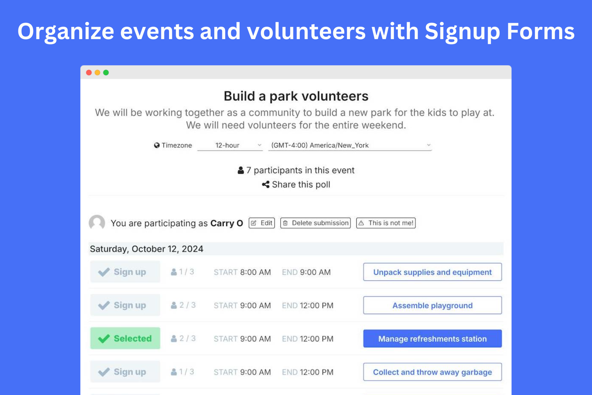 TallyCal gallery image